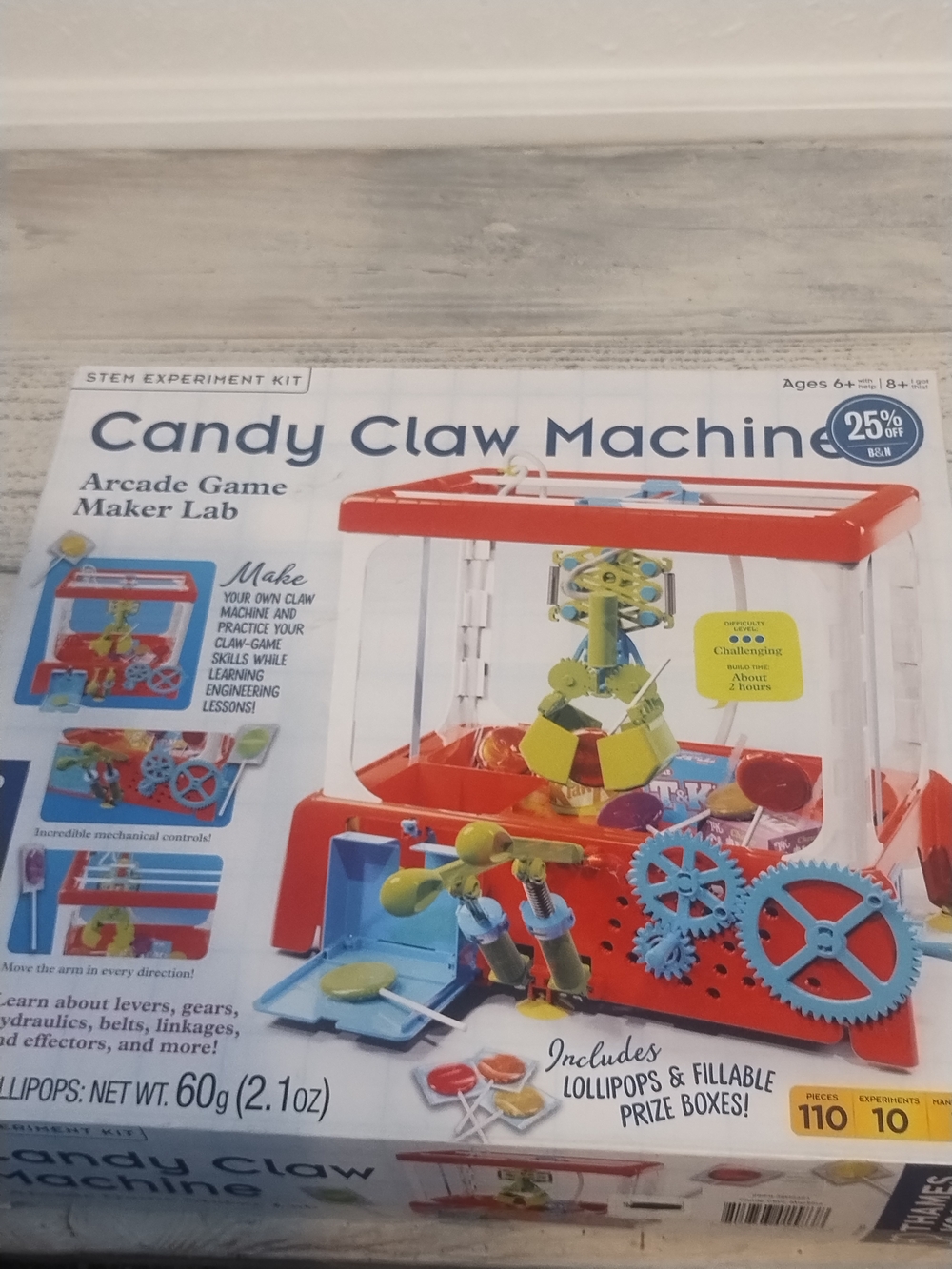 Candy Claw Machine Thames & Kosmos STEM Experiment Maker Lab | Build Your Own...